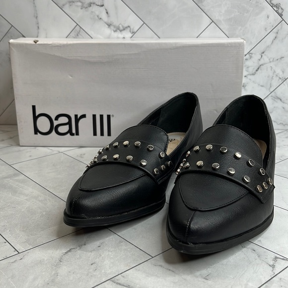 NWT Bar III Womens Involve Black Loafer Slip-On Shoes SIZE 6.5M - Picture 2 of 9
